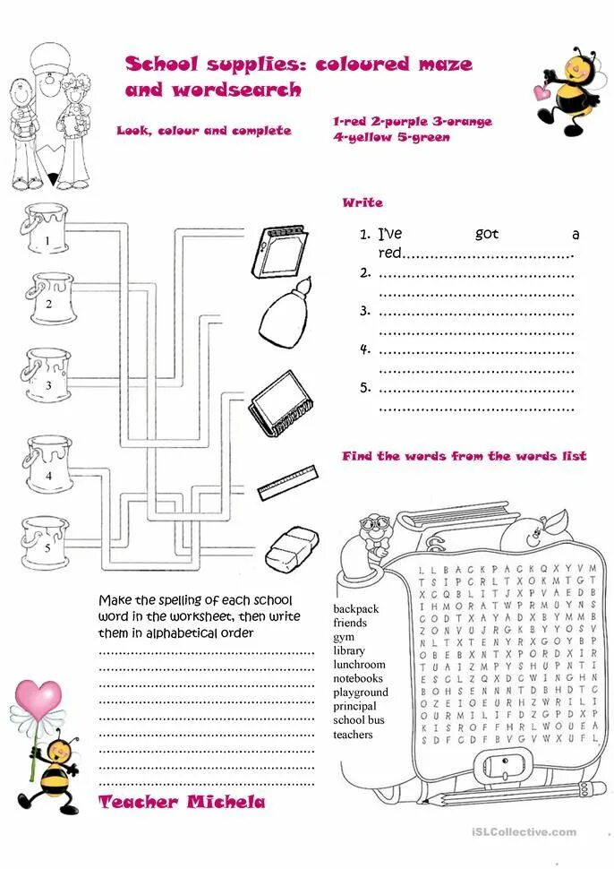 School Supplies задания. School Supplies упражнения. School Supplies Maze. School Supplies Worksheets.