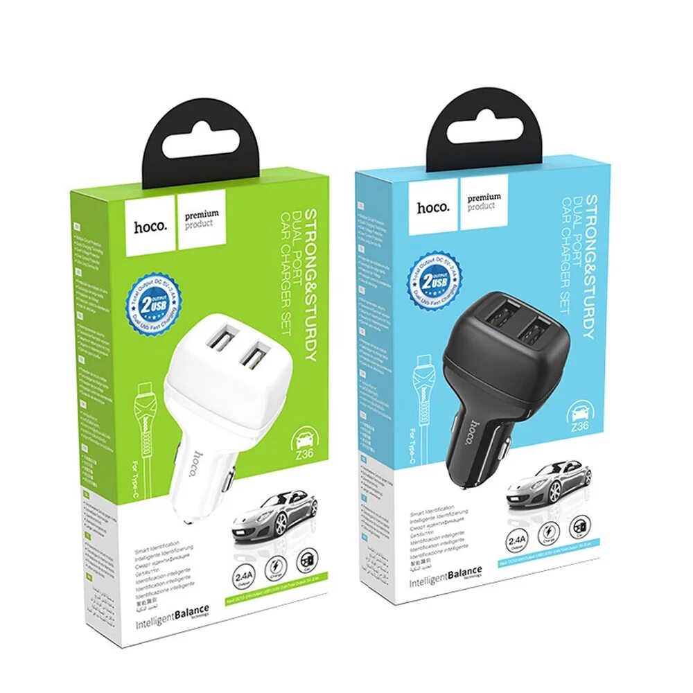 Зарядное устройство hoco type c. Авто зу 2usb 2.4a hoco z36 leader type-c белый. азу hoco z36 leader 2usb +type-c. азу 2 usb + кабель type-c hoco z36 2.4а черный. hoco z36 leader + кабель usb type-c.