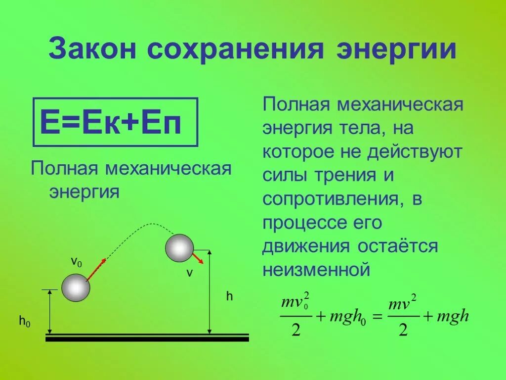 Энергия презентация 7 класс физика. Закон сохранения механической энергии формулировка. Закон сохранения энергии в механических процессах. Закон сохранения полной механической энергии. Закон сохранения механической энергии формула.