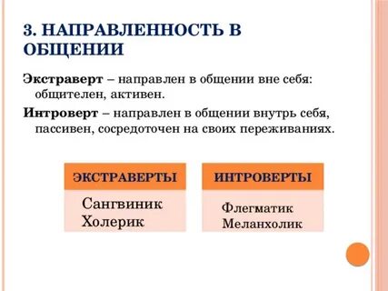 Направленности общения