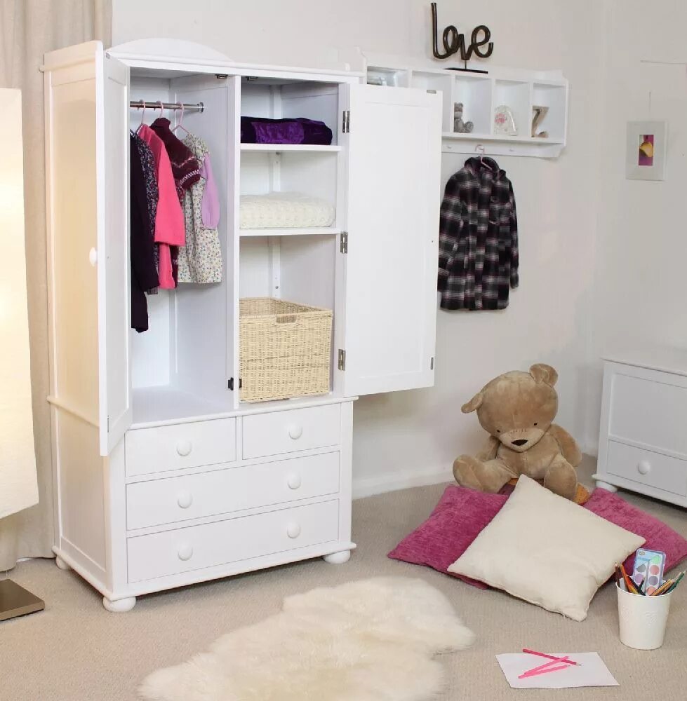 Шкаф под детскую одежду. Шкаф white wardrobe. детский шкаф. шкаф для детской. шкаф для детских вещей.