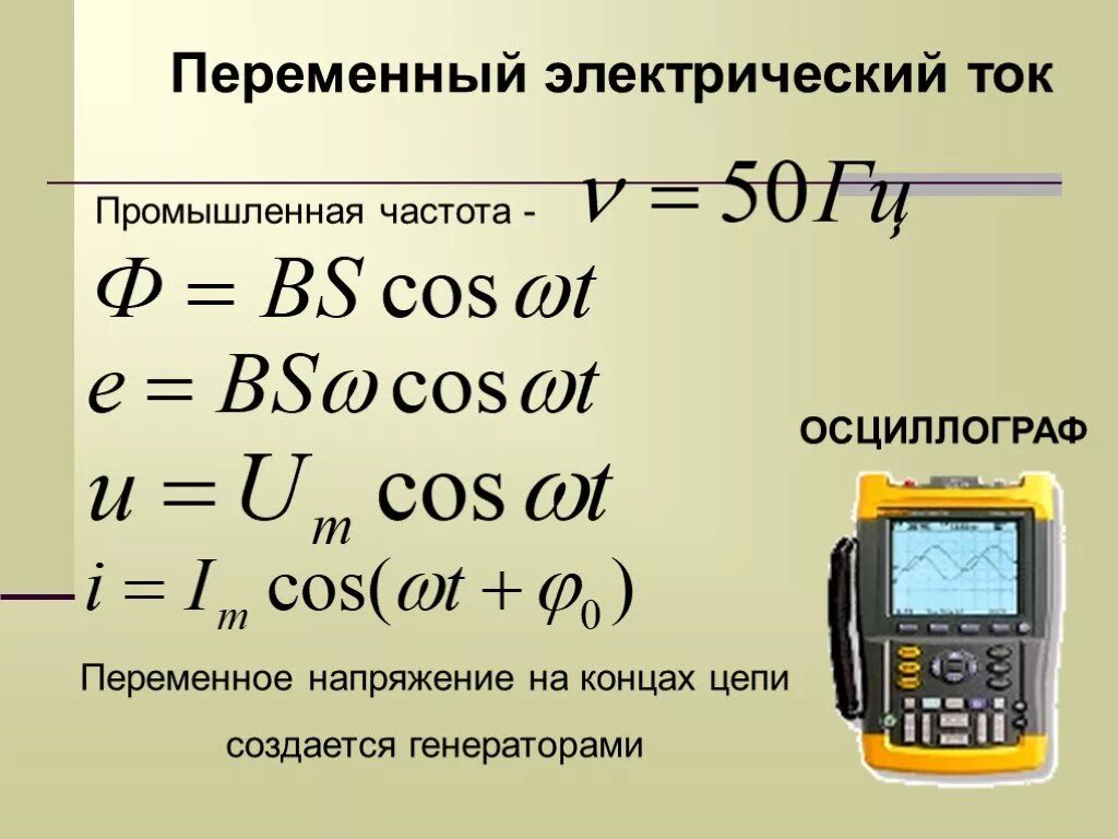 Формула нахождения переменного тока. Переменный ток физика формулы. Переменный электрический ток формулы. Напряжение переменного тока формула.