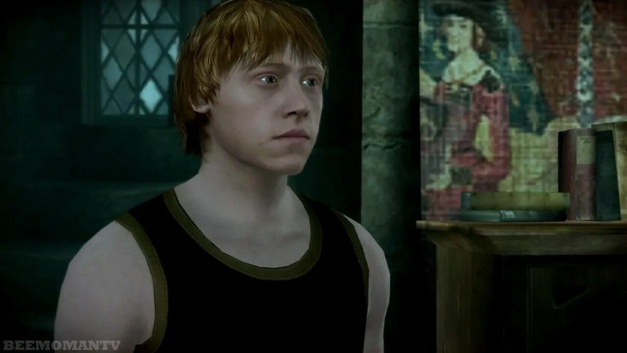 Harry Potter and the half-Blood Prince (игра). Рон Уизли прическа в принц полукровка. Джинни Уизли принц полукровка. Рон игра