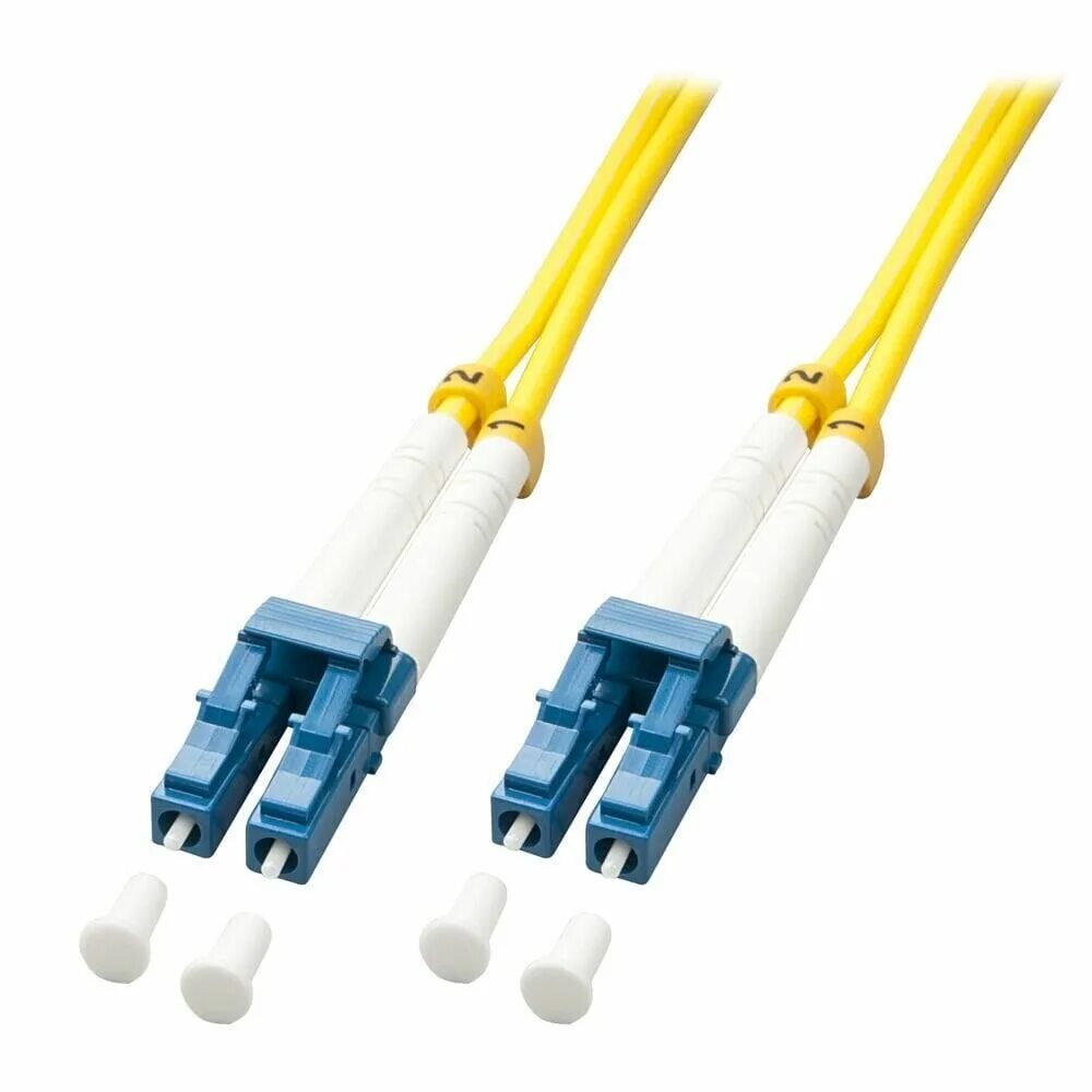 Кабель оптоволоконный SM LC-LC Yellow 3mm, ,3m,. Разъем LC Duplex. Оптический патчкорд LC-LC. Шнур оптоволоконный LC-LC/os1/2 3м Legrand 32608.