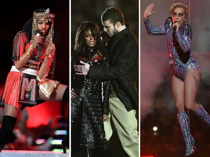 8 seriously wild Super Bowl Halftime moments From nipplegate to Lady Gaga.
