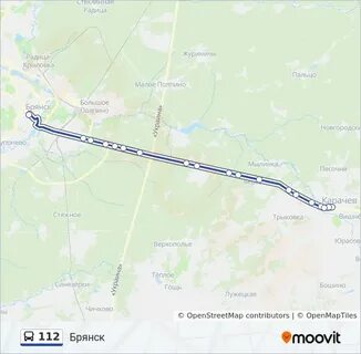 112 автобус на карте