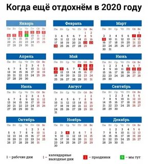 Красные дни календаря в 2025 году