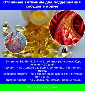 Какие витамины для сосудов