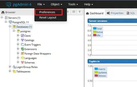 Pgadmin runtime environment