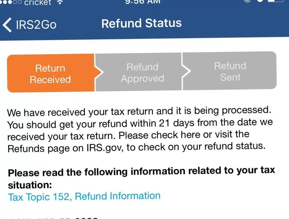 IRS позиция UTTT. Install refund. Status archive