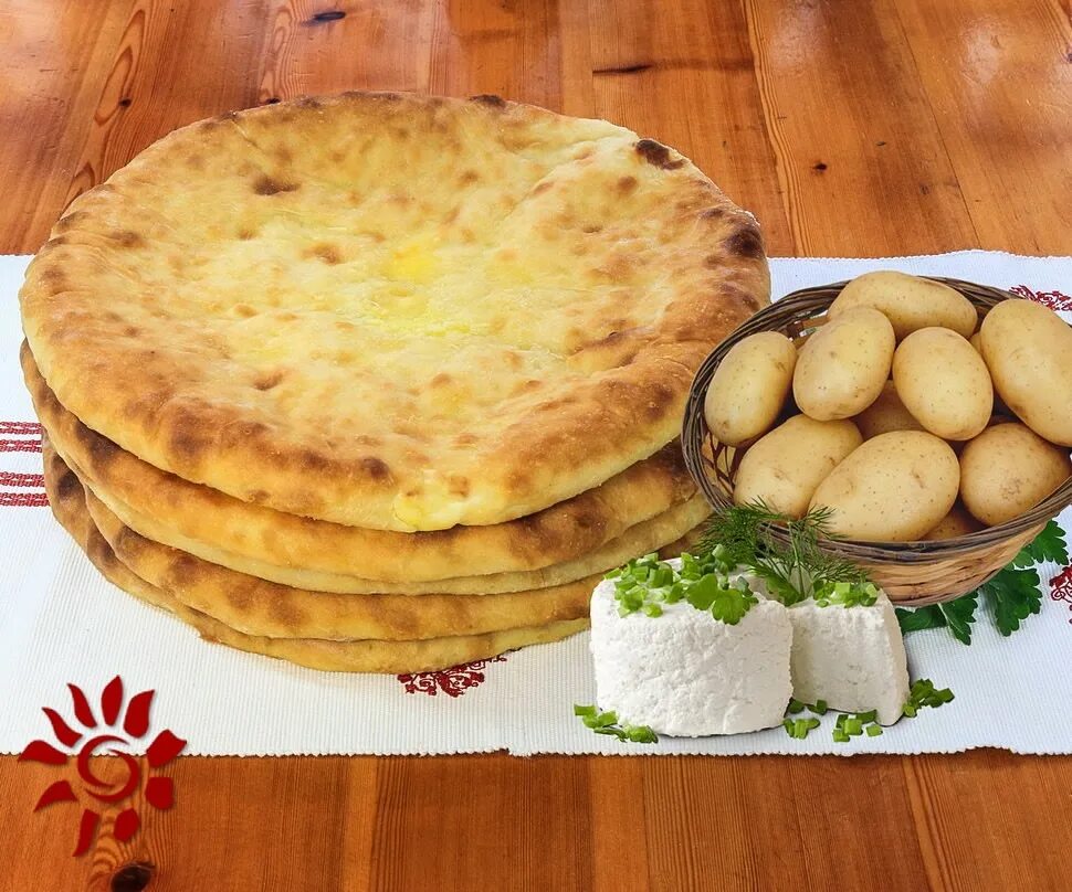 Осетинские пироги рецепт с сыром и картофелем