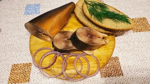 Скумбрия копченая с картошкой