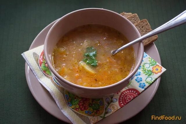 суп с пшеном калорийность