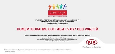 Подари свет благотворительный