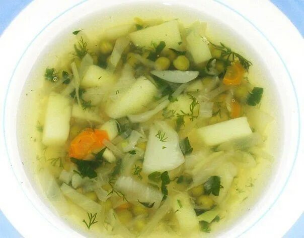 Суп капуста картошка морковь. Постный суп с картофелем и луком. Суп с капустой и горошком. Суп с зелёным горошком и капустой. Суп с белокочанной капустой и фенхелем.