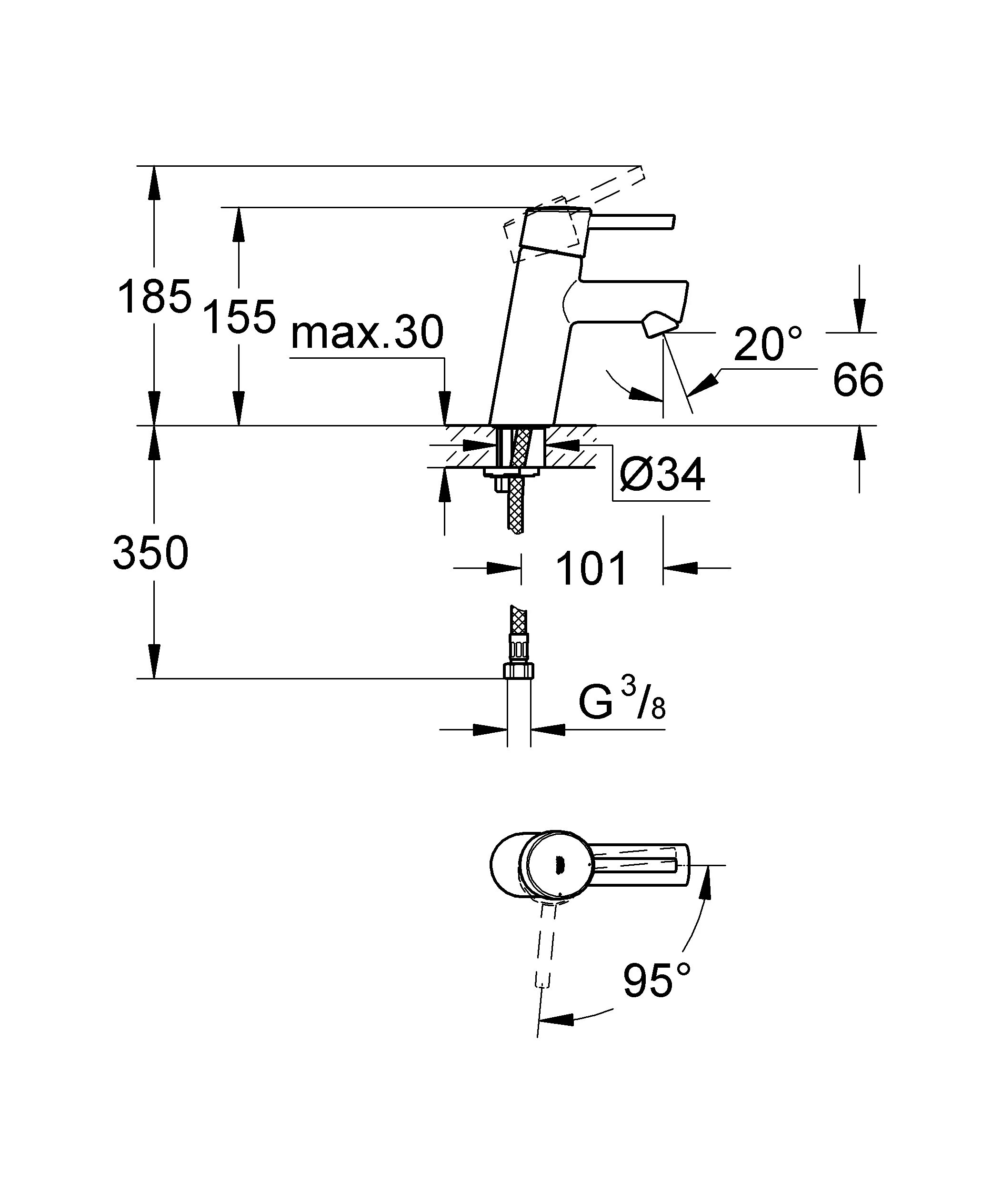 Grohe m size. Смеситель для раковины grohe concetto 23451001. grohe concetto 32211001. grohe 32211001. кольцо grohe под смеситель для раковины 50мм.