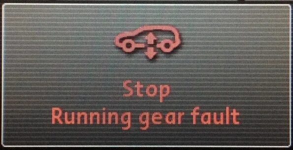 Stop faulted. Running Gear Fault. Ошибка Туарег Running Gear Fault. Brake Fault stop vehicle Туарег 2004. Running Gear Fault service Now на туареге.