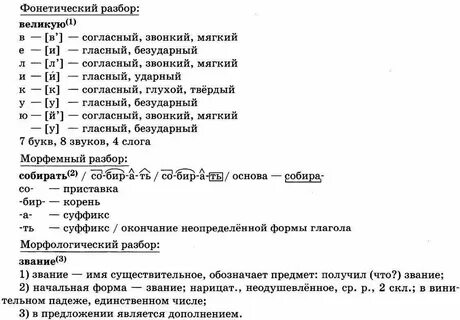 Крылья анализ слова