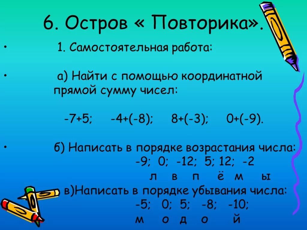 Найдите сумму противоположных чисел. Сложение с помощью координатной прямой 6 класс. рациональные числа координатная прямая. сложение чисел с помощью координатной прямой. сложение чисел с помощью координатной прямой 6 класс.