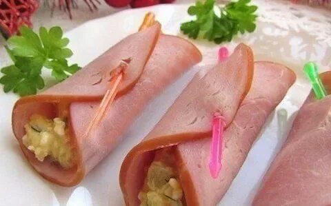 Завернуть ветчину