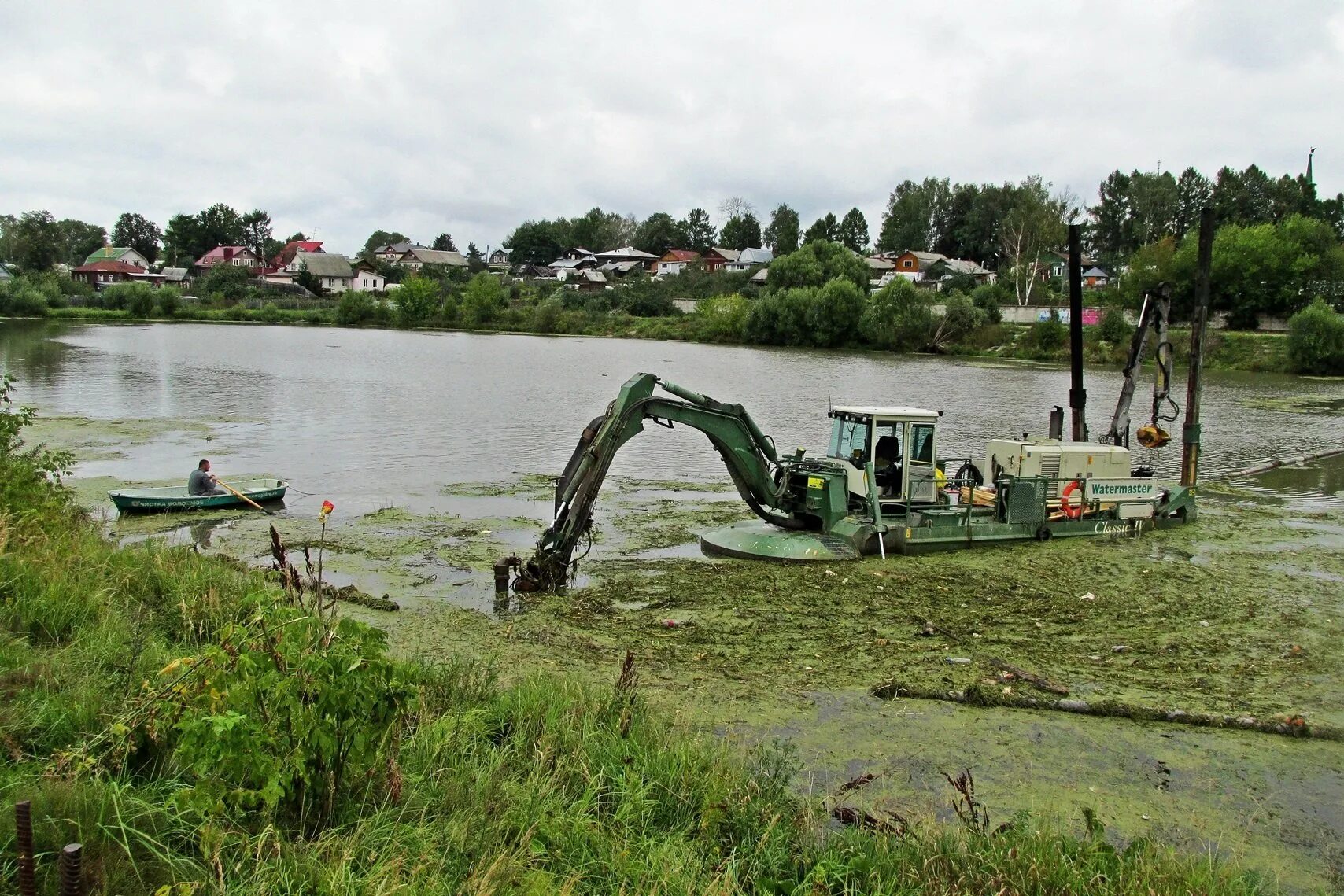 Чистка пруда. Очистка водоемов. Пруды очистка рек. Земснаряд ватермастер. Расчистка водоемов.