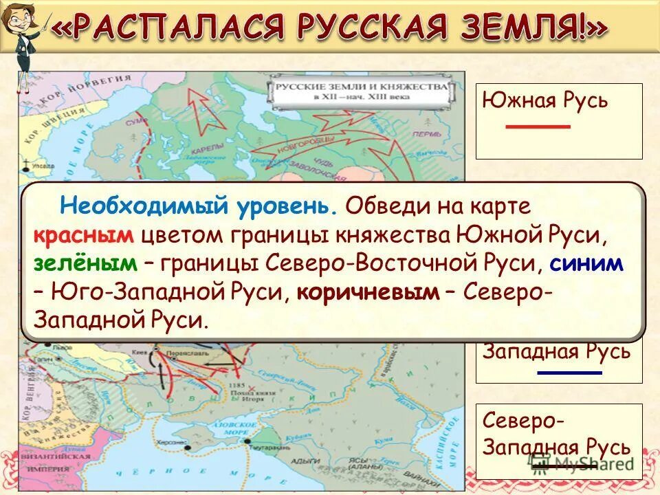 История россии 6 класс юго западная русь