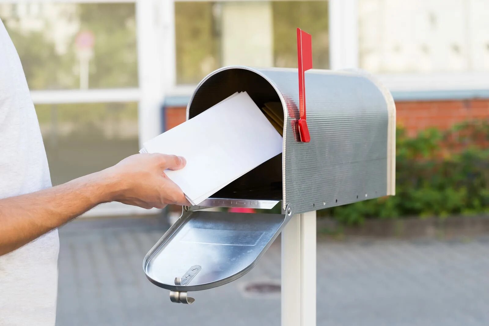 Successfully delivered to mailbox. Mailbox 4к. American Mailbox. Mailbox Letter. Mailbox stock images.