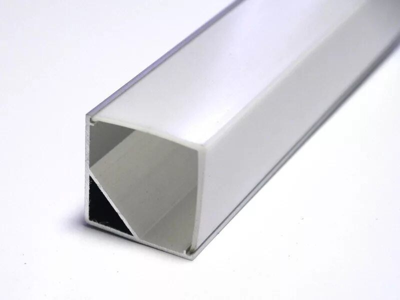 Профиль для диодной ленты графит 16x12. 590. Swg комплект 1616 профиль накладной угловой 2м. 2000. 80 с рассеивателем и заглушками.