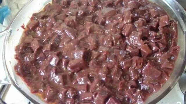 Печень с крахмалом рецепт