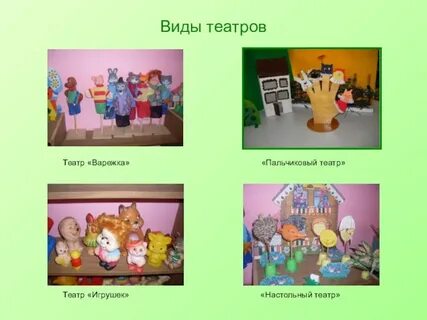 Познание театр в старшей группе