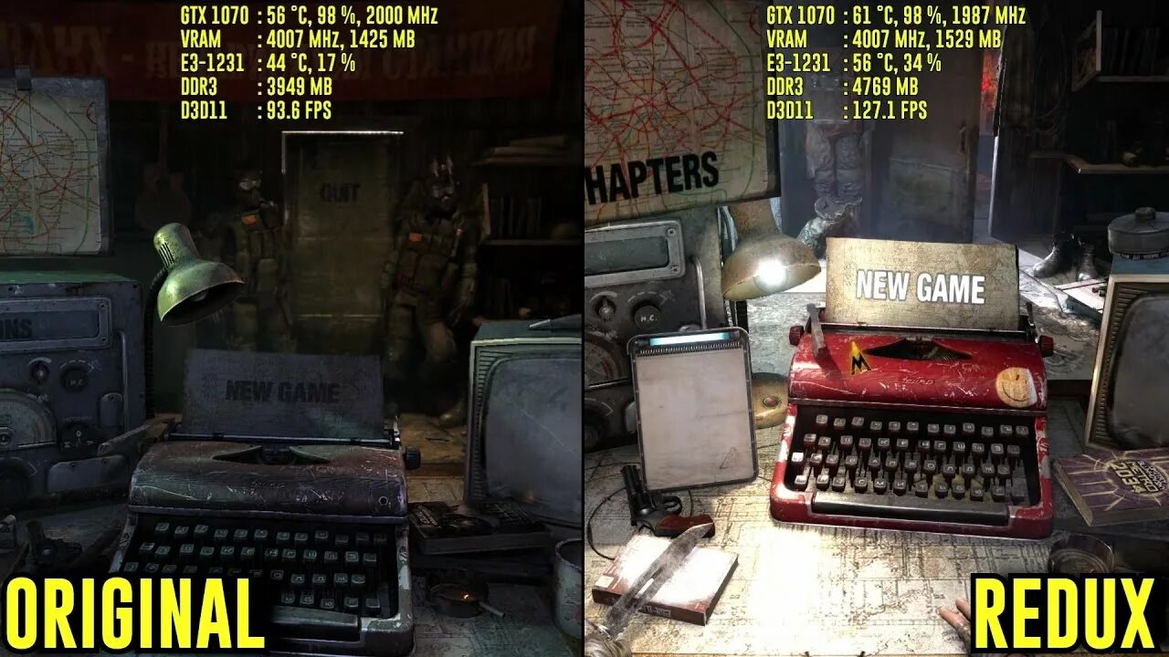 Чем отличается метро от метро редукс. Метро 2033 оригинали и редукс. metro redux vs metro 2033. метро 2033 редукс и оригинал сравнение. метро 2033 ремастер.