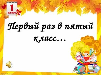 5 класс 8 сентября