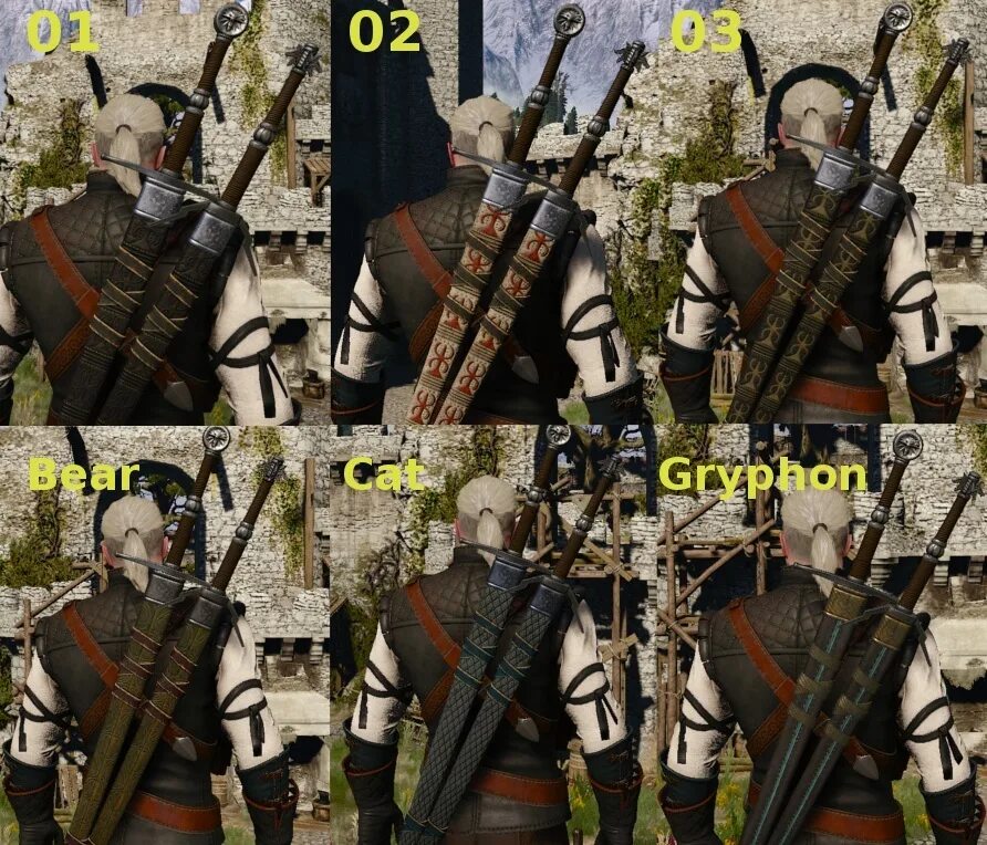 Мечи ведьмака в ножнах. Ножны ведьмак 1. Ножны ведьмак 1. Серебряный меч геральта ведьмак 2. Ведьмак 1 мод на ножны.