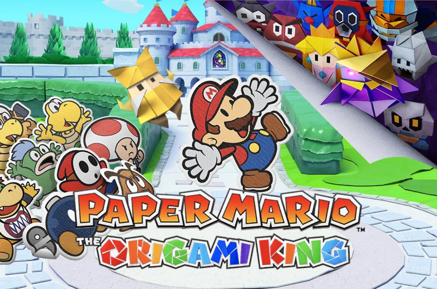 Paper Mario the Origami King Гаме овер. Король д Марио. Paper Mario Origami King how to do Origami Olli.