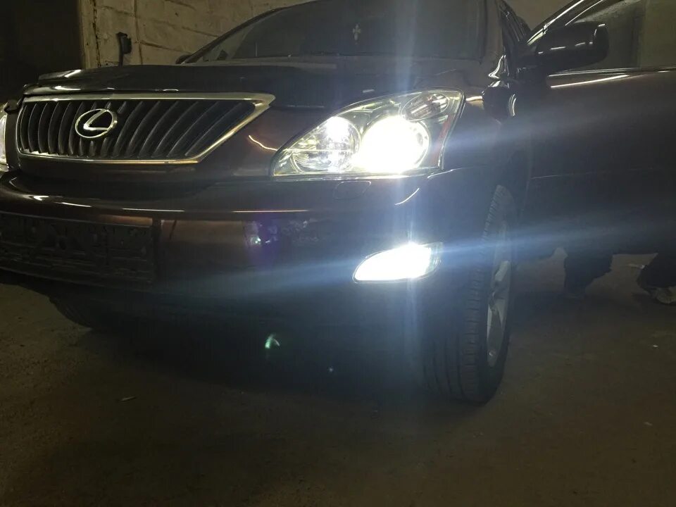 Противотуманные фары lexus. ПТФ на Lexus rx270. Диодные противотуманные фары Lexus RX 300. Фары противотуманные Lexus rx330. Противотуманки Лексус РХ 300.