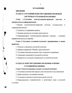 Направления уголовной политики