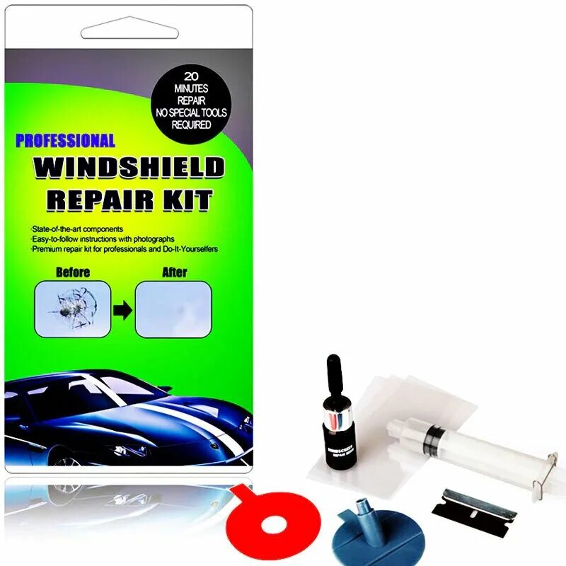 TV-449 набор для устранения трещин на стекле Windshield Repair Kit. Windshield клей для стекла. Набор для ремонта стекол автомобиля Windshield Repair Kit. Набор для устранения трещин на стекле Windshield Repair Kit.