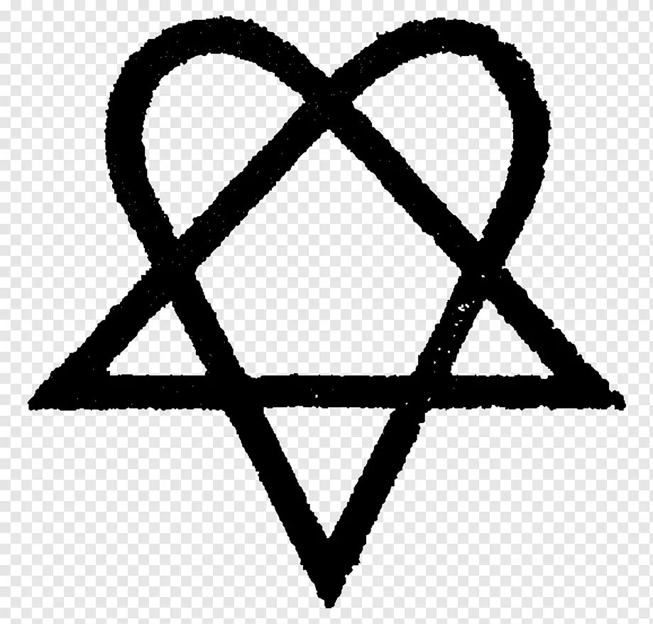 Знак треугольник внутри крест. Хартограмма him. Him Heartagram. Хартограмма тату. Вилле Вало логотип.