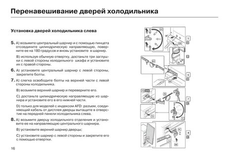 Перевесить дверь