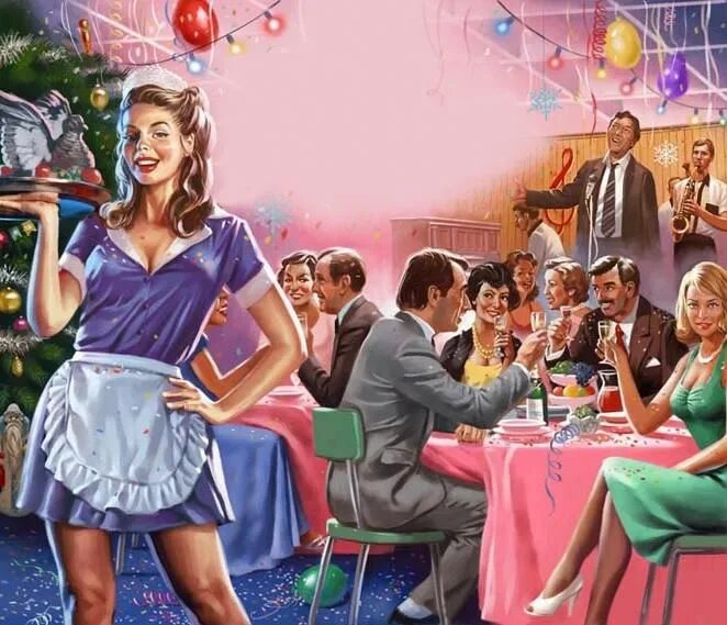 Советский пин-ап от художника Натальи Ершовой Pin up art, Pin up, Pin up illustr