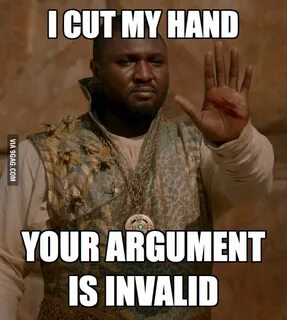 Invalid argument specified