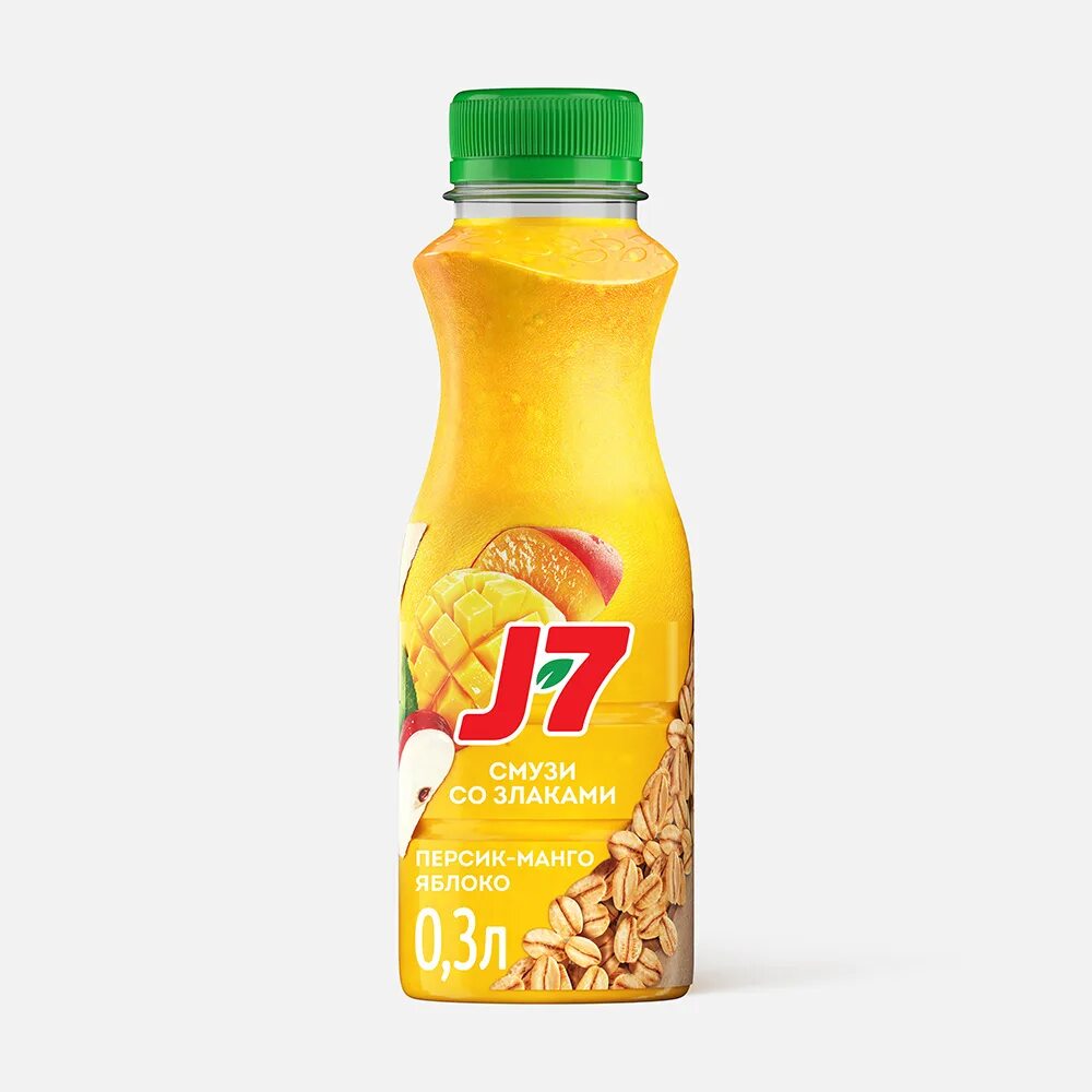J 7 смузи сл злаками. J 7 смузи со злаками персик манго. J7 смузи со злаками. Коктейль полезный завтрак j7 персик-манго-яблоко 0.3 л. J product