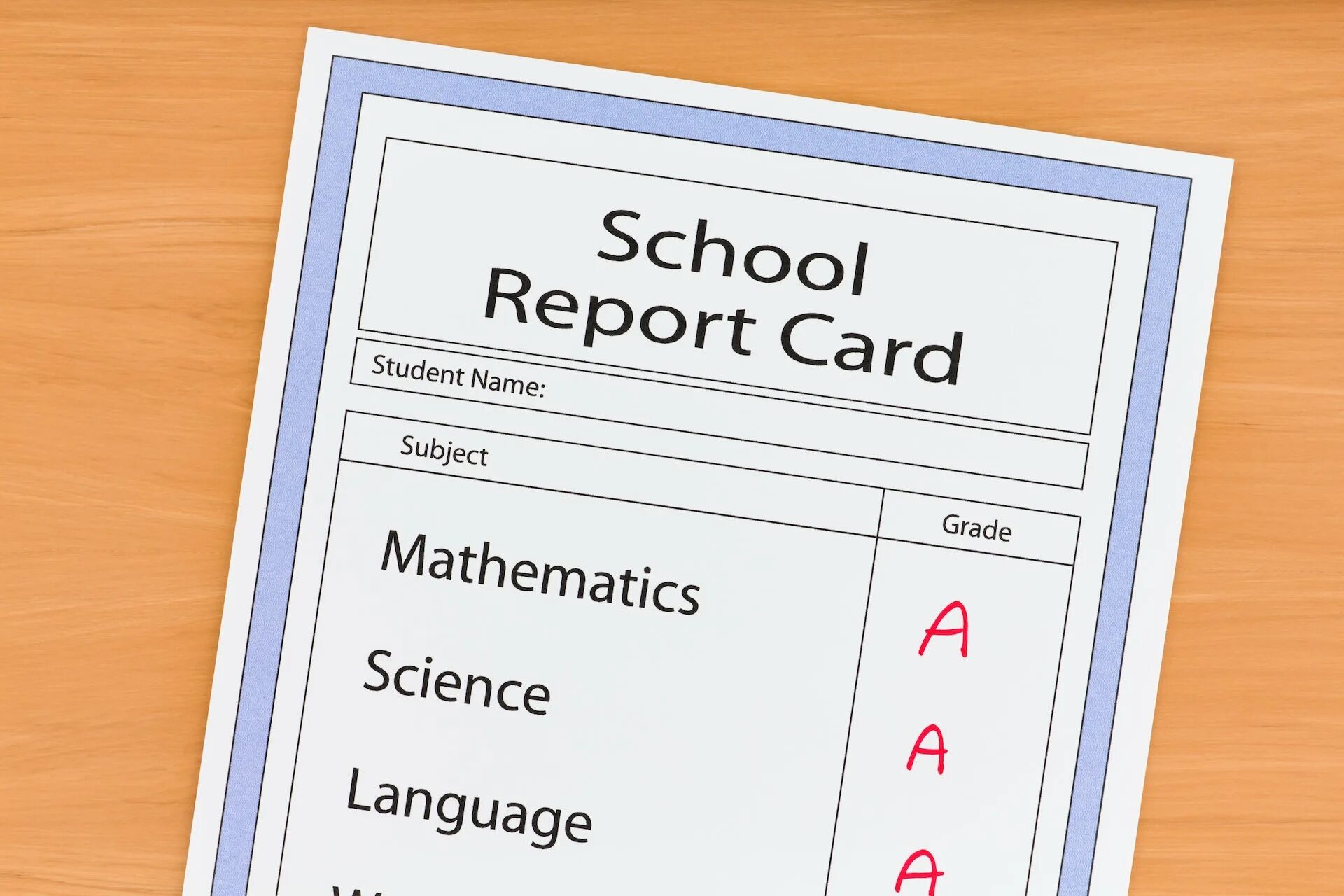 School report. Report Card. School Grades Report Card. Report картинка.