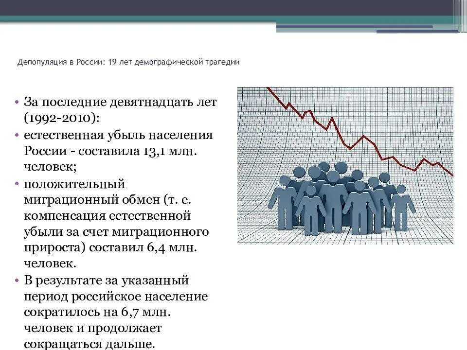 Каковы последствия для российской экономики. Демографический кризис в России 20 века. Демографические процессы. Миграционные процессы. Основные демографические процессы.