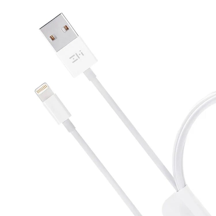 Usb lightning mfi. Кабель zmi. zmi al813c. провод лайтнинг юсб. usb-кабель xiaomi zmi al813c, apple 8 pin, силикон, 1.0 м, круглый, белый.