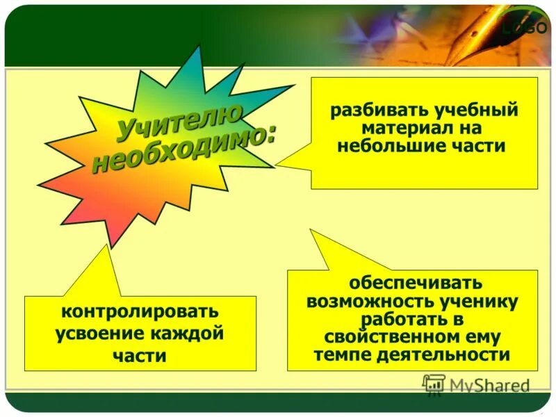 Темп работы учителя. Темп работы учителя