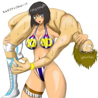 Mixed wrestling hentai.