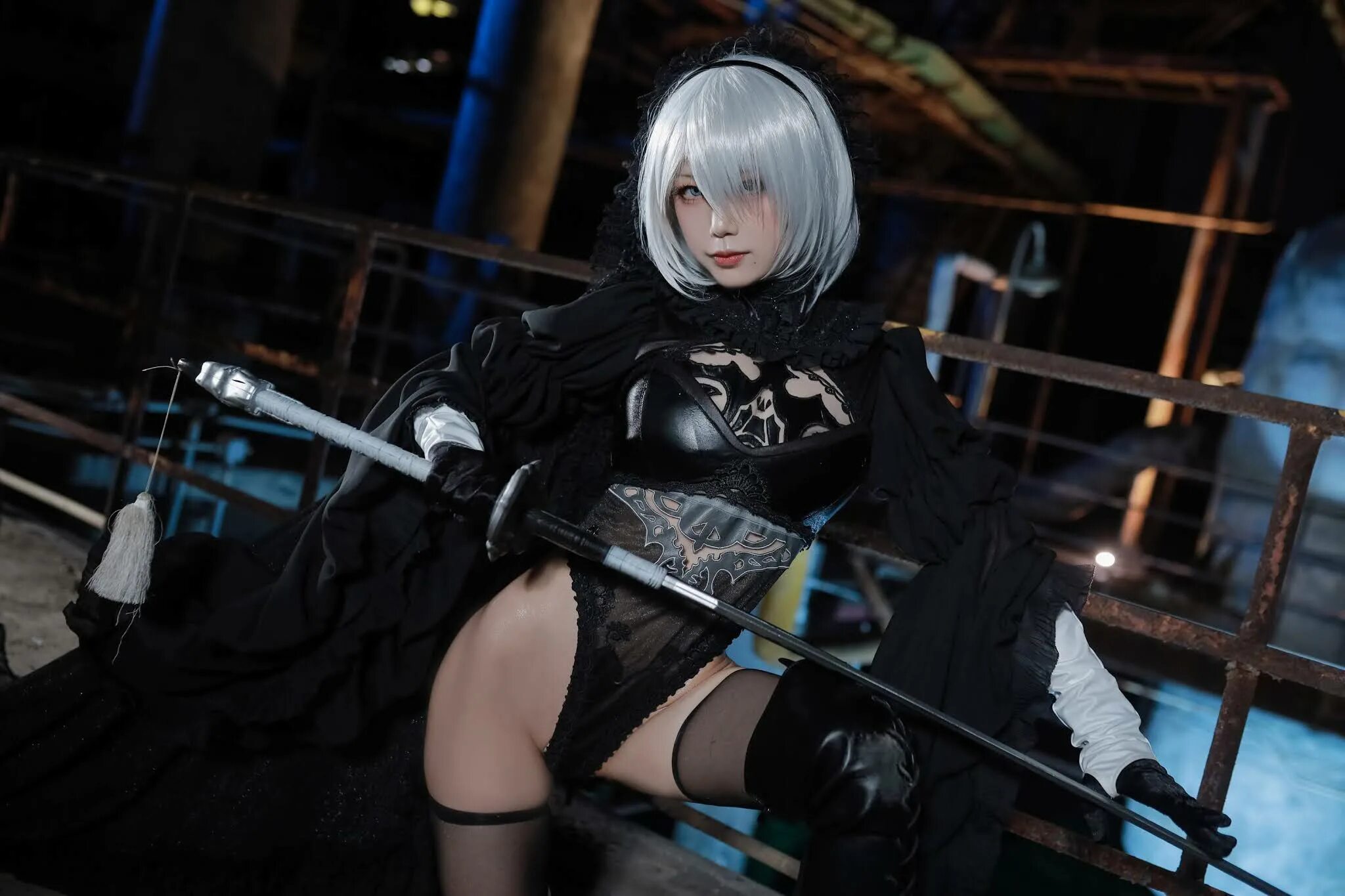 NIER 2b +18. NIER 2b косплей. Yorha 2b Cosplay. Косплей 18 без