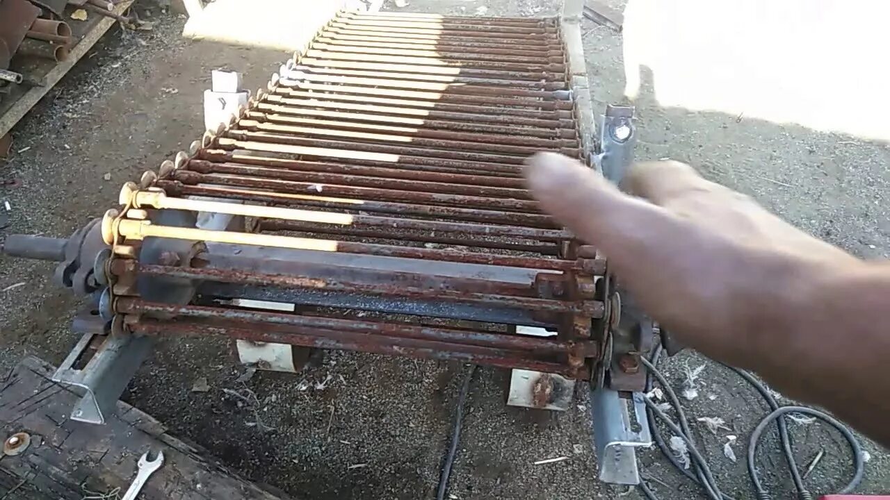 Как сделать транспортер. Транспортёр на картофелекопалку ктн-28. транспортер для копалки 60 см. приводная цепь картофелекопалки ктн-2в.