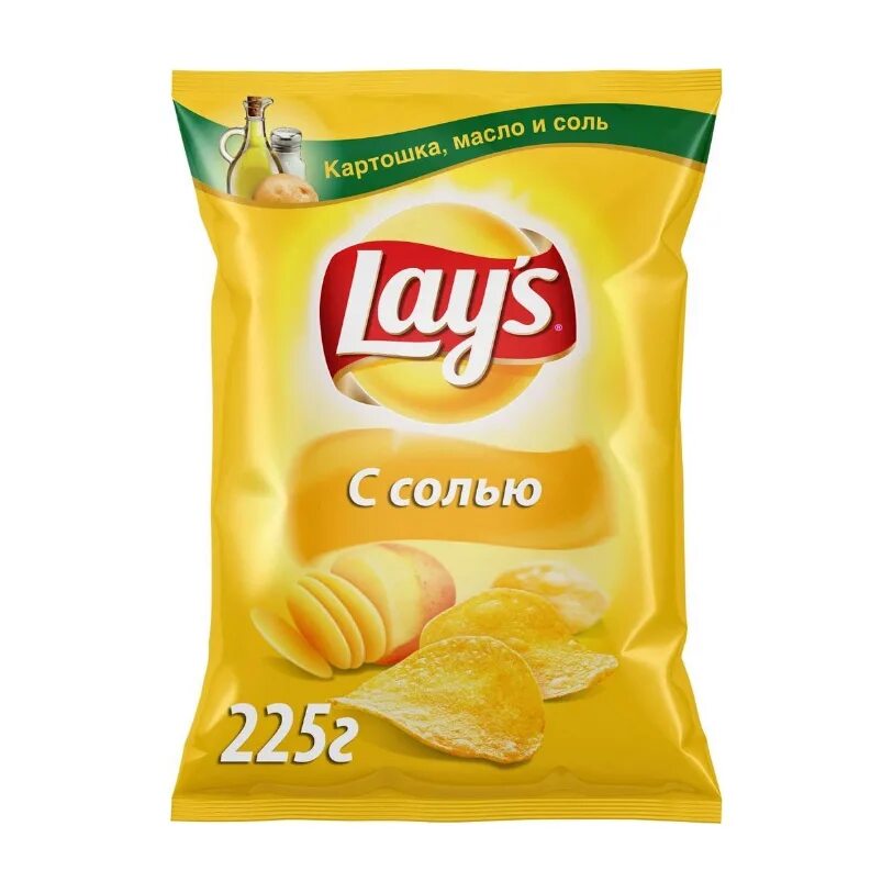 Упаковка чипсов lays